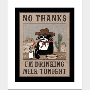 Cowboy Cat Posters and Art